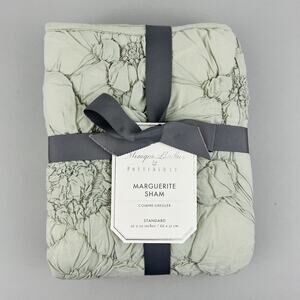 Pottery Barn Monique Lhuillier Sham Standard Marguerite Sage Green New